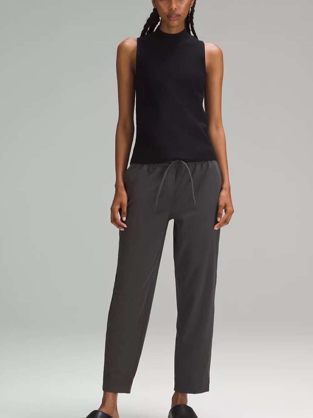 Lululemon Luxtreme Mid-Rise Tapered 7/8 Pant - Graphite Grey XL